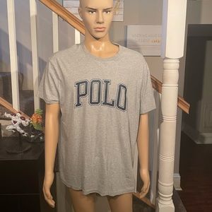 Grey “POLO” shirt with “POLO” logo
